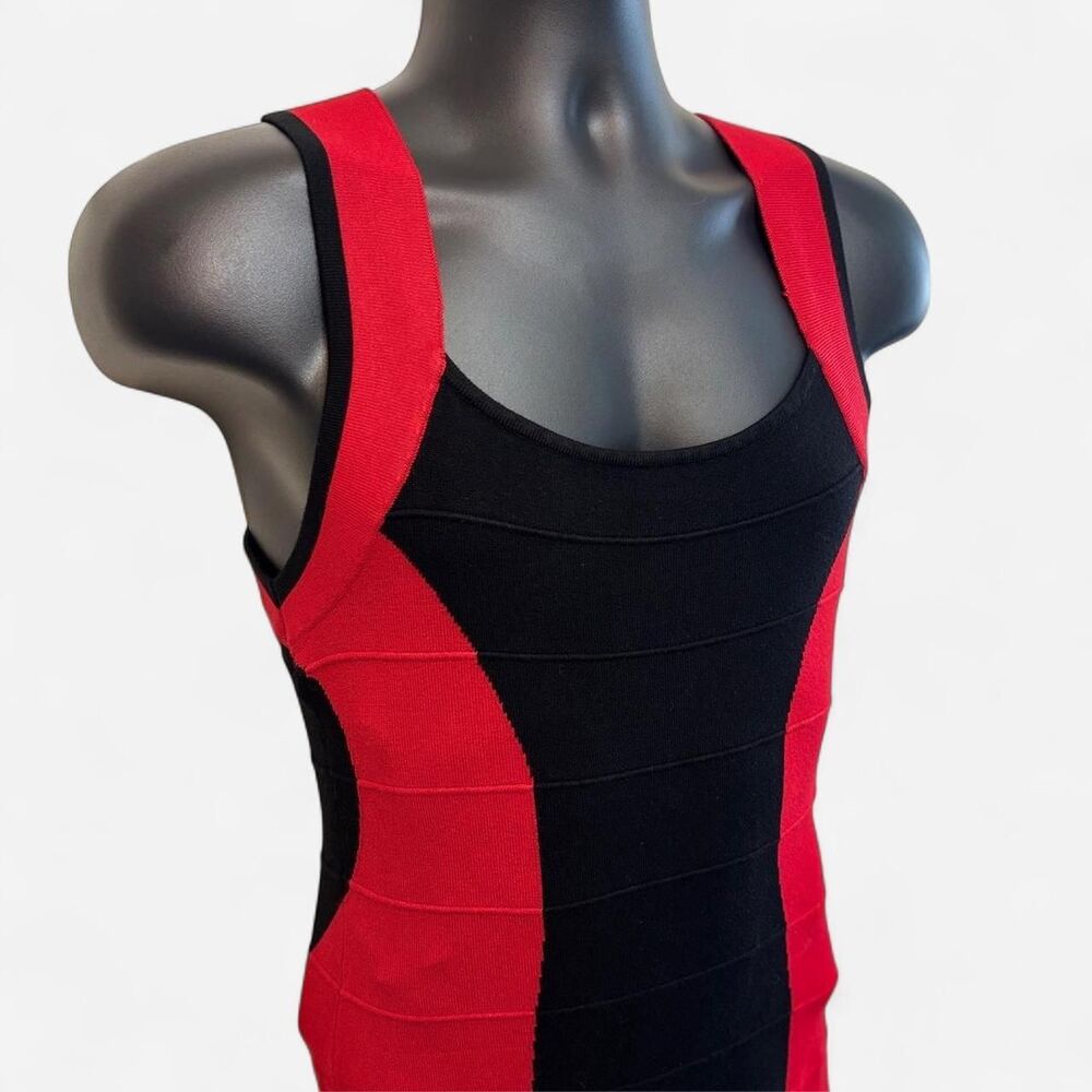 Forever-21 Women's Red and Black Dress